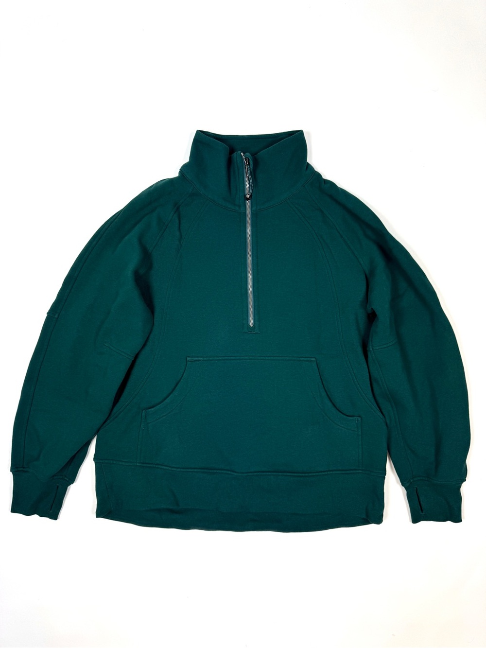 lululemon M/L Scuba Oversized Funnel Neck Half Zip Long Sweatshirt